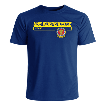 USS Independence CVA-62 Crest T Shirt