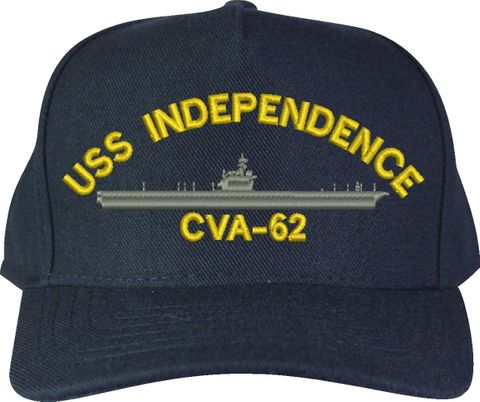 USS Independence CVA-62 U.S. Made Cap