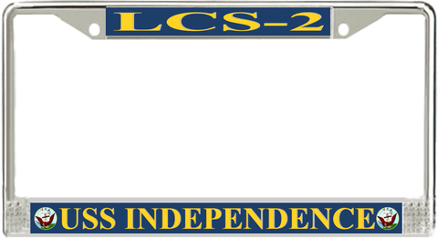USS Independence LCS-2 License Plate Frame