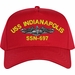 USS Indianapolis SSN-697 Custom Embroidered Cap