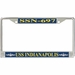 USS Indianapolis SSN-697 License Plate Frame