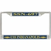 USS Indianapolis SSN-697 License Plate Frame