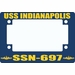 USS Indianapolis SSN-697 Motorcycle Frame