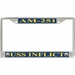 USS Inflict AM-251 License Plate Frame