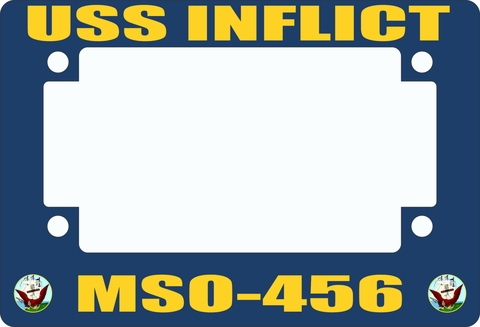 USS Inflict MSO-456 Motorcycle Frame