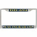 USS Ingraham DD-694 License Plate Frame