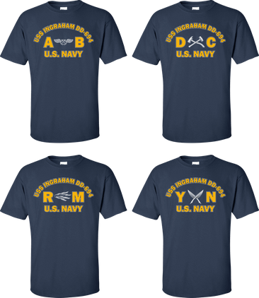USS INGRAHAM DD-694 Rates Apparel