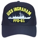 USS Ingraham FFG-61 Ship Cap