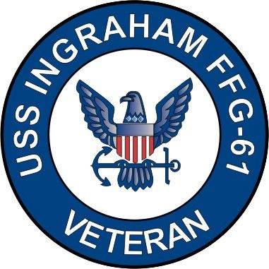 USS Ingraham FFG-61 Veteran Decal Sticker