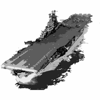USS Intrepid CV/CVA/CVS-11 Merchandise Thumbnail Illustration