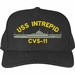USS Intrepid CVS-11 Text Only Custom Embroidered Cap