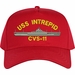 USS Intrepid CVS-11 Text Only Custom Embroidered Cap