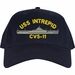 USS Intrepid CVS-11 Text Only Custom Embroidered Cap