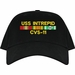 USS Intrepid CVS-11 with Vietnam Service Ribbons Embroidered Cap