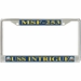 USS Intrigue MSF-253 License Plate Frame