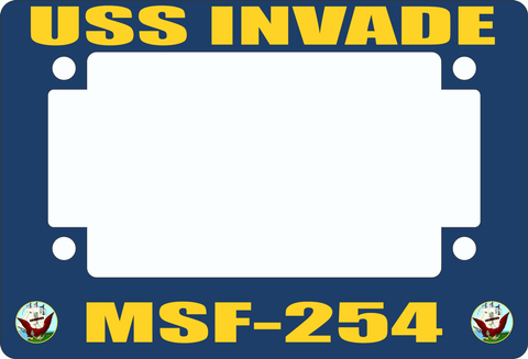 USS Invade MSF-254 Motorcycle Frame