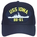 USS Iowa BB-61 Ship Cap