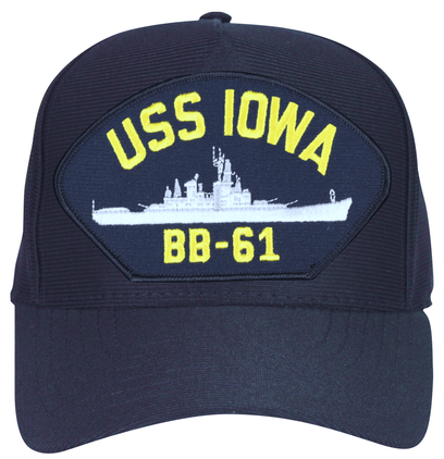 USS Iowa BB-61 Ship Cap