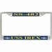 USS Irex SS-482 License Plate Frame