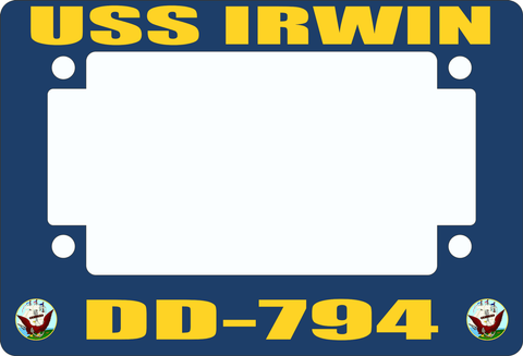 USS Irwin DD-794 Motorcycle Frame