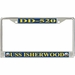 USS Isherwood DD-520 License Plate Frame