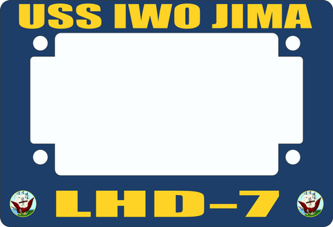 USS Iwo Jima LHD-7 Motorcycle Frame
