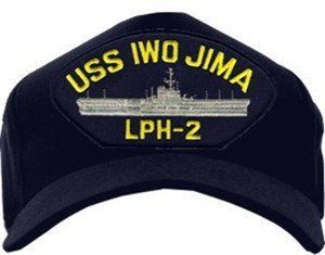 USS Iwo Jima LPH-2 Ship Cap