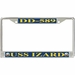 USS Izard DD-589 License Plate Frame