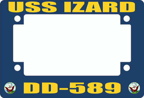 USS Izard DD-589 Motorcycle Frame