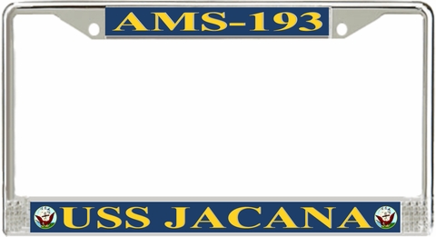 USS Jacana AMS-193 License Plate Frame