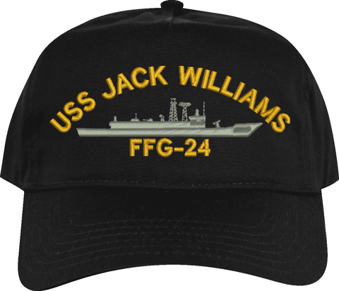 USS Jack Williams FFG-24 Ship Custom Embroidered Cap
