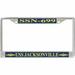 USS Jacksonville SSN-699 License Plate Frame