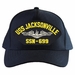 USS Jacksonville SSN-699 ( Silver Dolphins ) Submarine Enlisted Cap