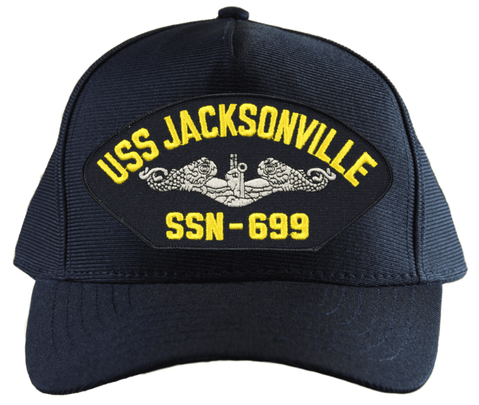 USS Jacksonville SSN-699 ( Silver Dolphins ) Submarine Enlisted Cap