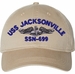 USS Jacksonville SSN-699 with Dolphins Unstructured Dad Cap