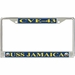 USS Jamaica CVE-43 License Plate Frame