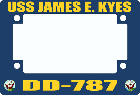 USS James E. Kyes DD-787 Motorcycle Frame