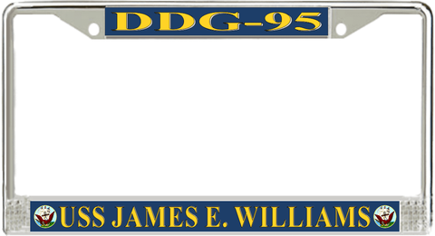 USS JamesE.Williams DDG-95 License Plate Frame