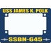 USS James K. Polk SSBN-645 Motorcycle Frame