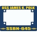USS James K. Polk SSBN-645 Motorcycle Frame