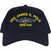 USS James K. Polk SSN-645 with Dolphins Custom Embroidered Cap