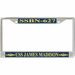 USS James Madison SSBN-627 License Plate Frame