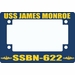 USS James Monroe SSBN-622 Motorcycle Frame
