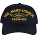 USS James Monroe SSBN-622 with Gold Dolphins Embroidered Cap