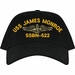 USS James Monroe SSBN-622 with Gold Dolphins Embroidered Cap