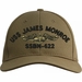USS James Monroe SSBN-622 with Gold Dolphins Embroidered Cap