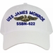 USS James Monroe SSBN-622 with Gold Dolphins Embroidered Cap
