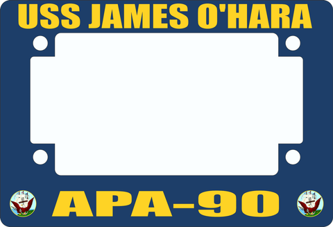 USS James O'Hara APA-90 Motorcycle Frame