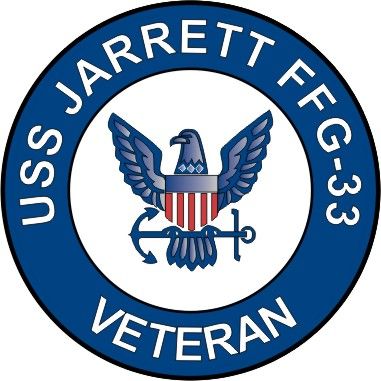 USS Jarrett FFG-33 Veteran Decal Sticker