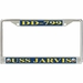 USS Jarvis DD-799 License Plate Frame